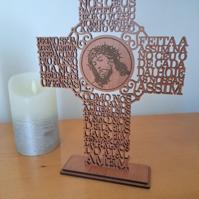 Moldura Pai Nosso com Imagem