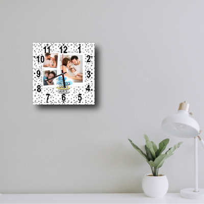 Relógio de Parede Pai Personalizado Relógio de Parede Pai Personalizado