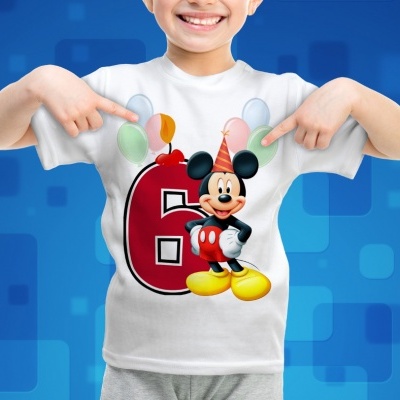 T-shirt Aniversário  Criança