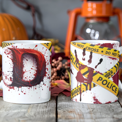 Caneca Alfabeto Hallowen