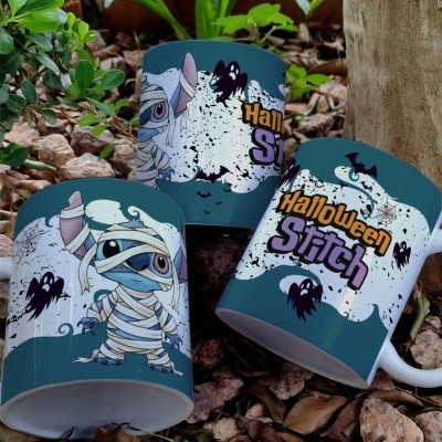 Caneca Stitch Hallowen