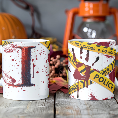 Caneca Alfabeto Hallowen