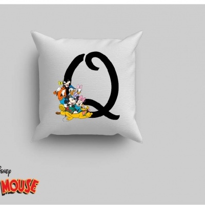 Capa de Almofada Alfabeto Disney Inicial Menino