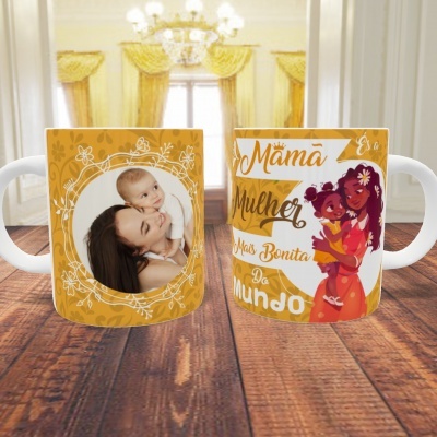 Caneca Dia da Mãe - 10 Imagens