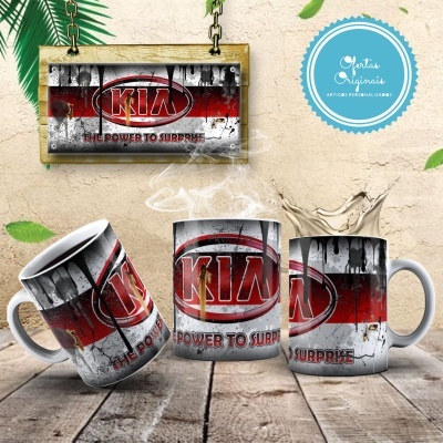 Canecas Marcas de Carros Lata de Óleo