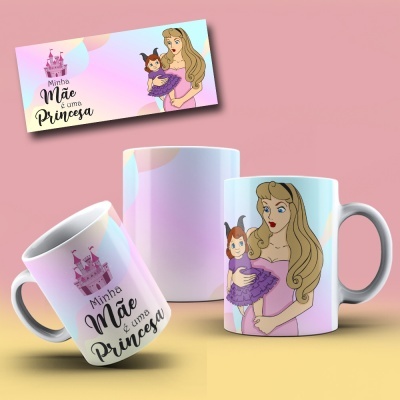 Caneca Mãe Princesa - 11 Imagens
