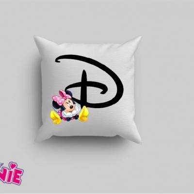 Capa de Almofada Alfabeto Disney Inicial Menina