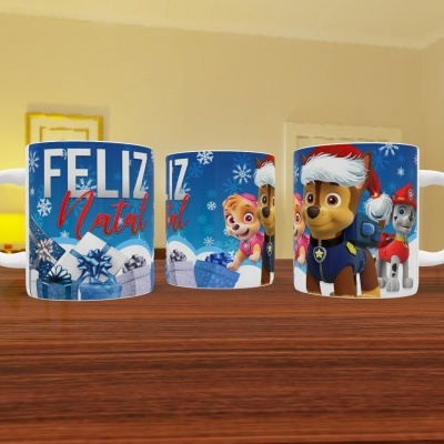 Canecas de Natal Infantil - 12 Temas