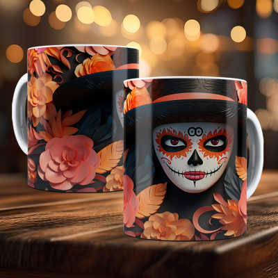 Caneca Dia dos Mortos