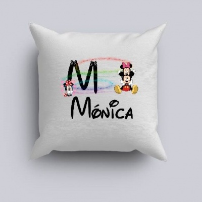 Capa de Almofada Personalizada Alfabeto Disney Menina