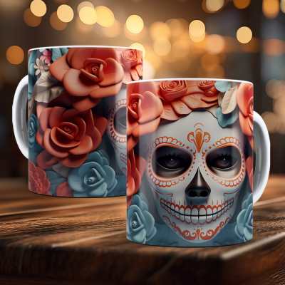 Caneca Dia dos Mortos