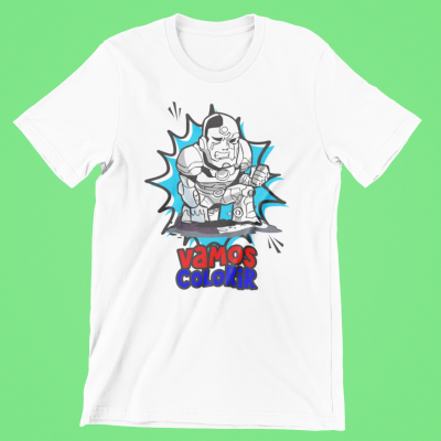 T-Shirts Vamos Colorir Heróis e Vilões DC