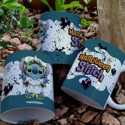 Caneca Stitch Hallowen