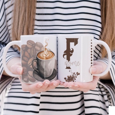 Caneca Alfabeto Café