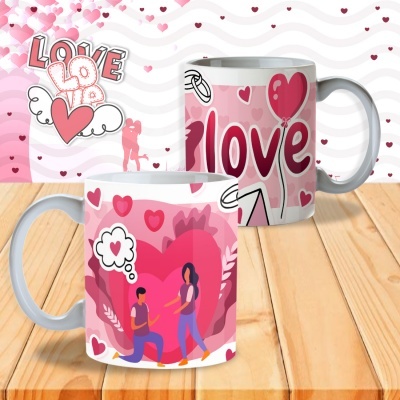 Canecas Namorados I Love You  - 12 Temas