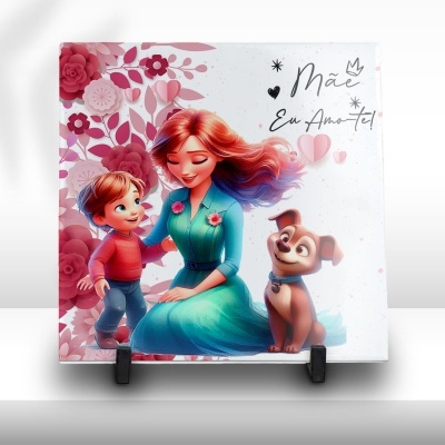 Azulejo Mãe Eu Amo-te Azulejo Mãe Eu Amo-te