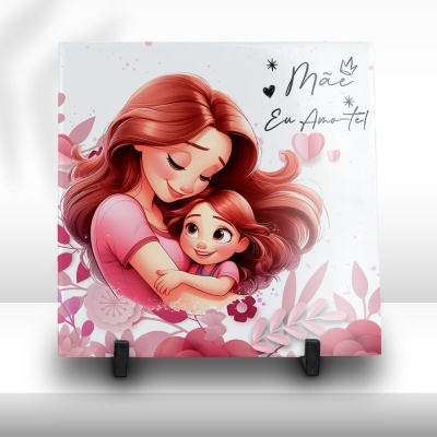 Azulejo Mãe Eu Amo-te Azulejo Mãe Eu Amo-te