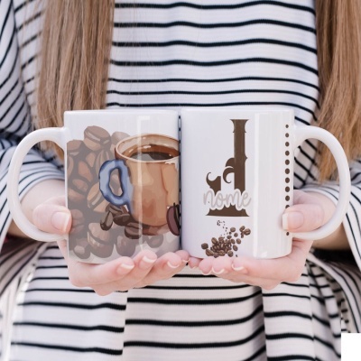 Caneca Alfabeto Café