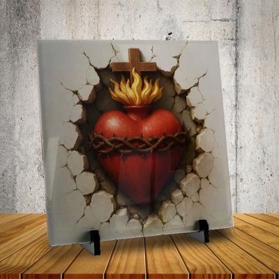 Azulejo Coração Sagrado de Jesus