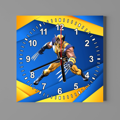 Relógio de Parede em MDF Super Hérois