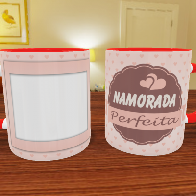 Caneca Namorados Com Foto - 18 Temas