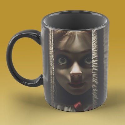 Caneca Terror Imagem  3D - Annabelle