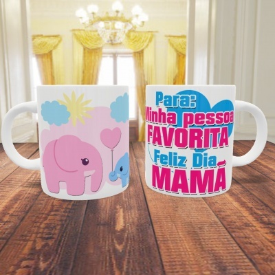 Caneca Dia da Mãe - 10 Imagens