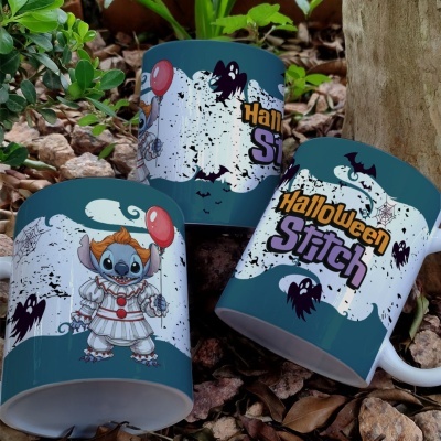 Caneca Stitch Hallowen