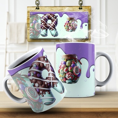 Caneca Alfabeto Doces