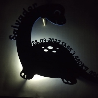 Luz de Presença Dinossauro Personalizado