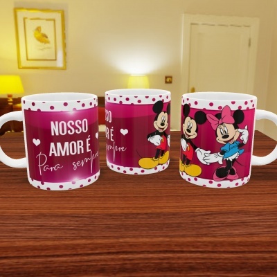 Canecas Namorados Mickey e Minnie - 12 Temas