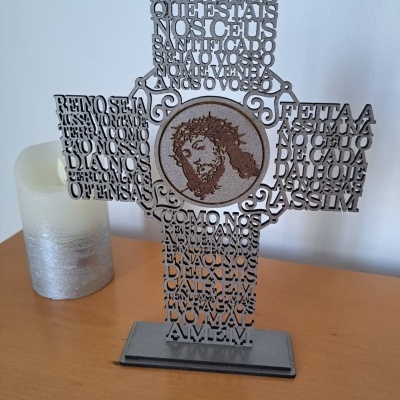 Moldura Pai Nosso com Imagem