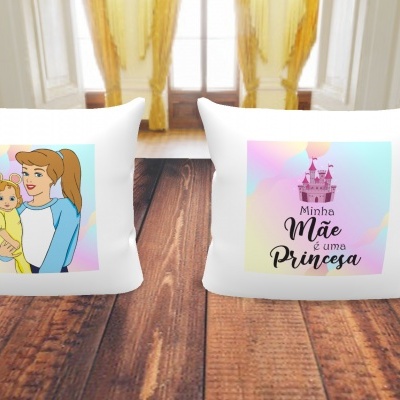 Capa de Almofada Mãe Princesa