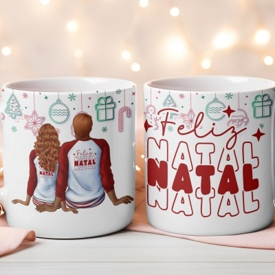 Caneca Natal Família