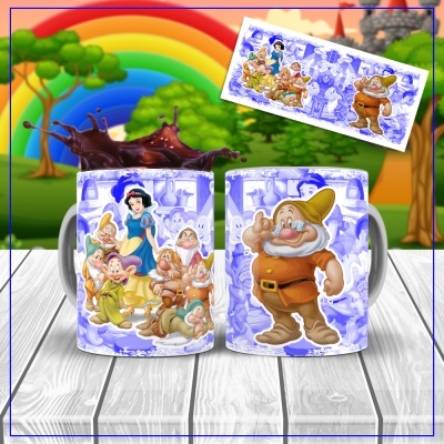 Canecas Branca de Neve e os 7 Anões
