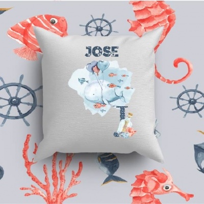 Almofada Alfabeto Menino Personalizado