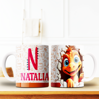 Caneca Alfabeto Dinossauro