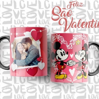 Canecas Mickey Love - 7 Temas