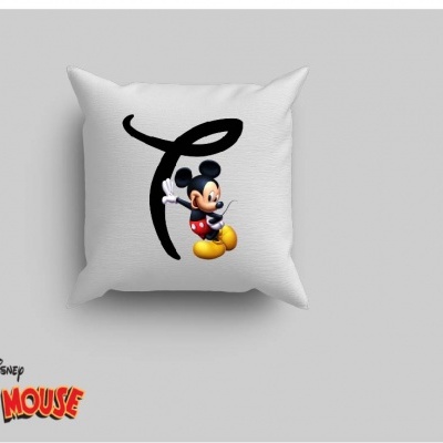 Capa de Almofada Alfabeto Disney Inicial Menino