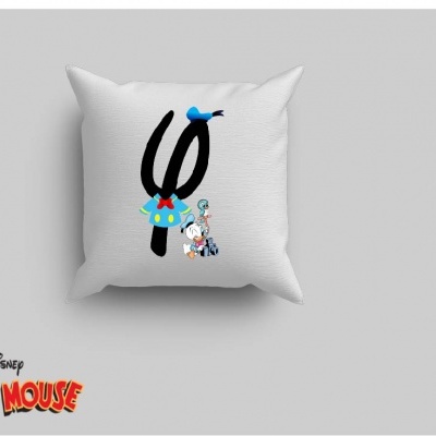 Capa de Almofada Alfabeto Disney Inicial Menino