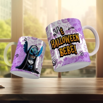 Caneca Stitch Hallowen