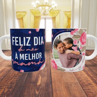 Caneca Dia da Mãe - 12 Imagens