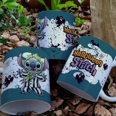 Caneca Stitch Hallowen