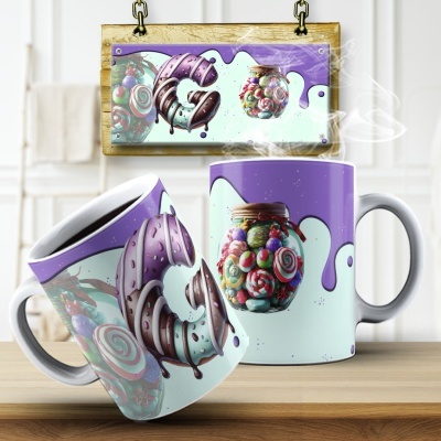 Caneca Alfabeto Doces