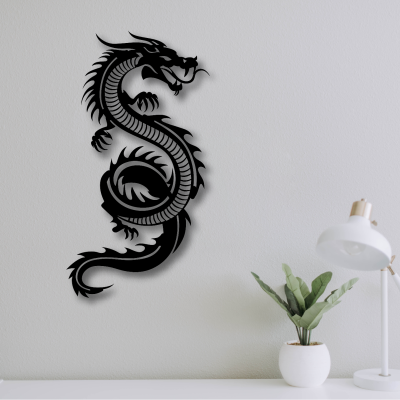 Placa Decorativa Dragão