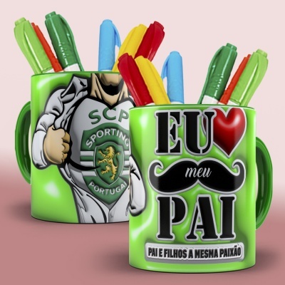 Caneca Sporting Pai Mesma Paixão