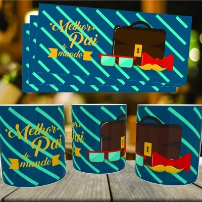 Caneca Melhor Pai do Mundo - 6 Imagens