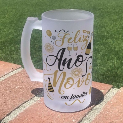 Caneca de Cerveja Ano Novo