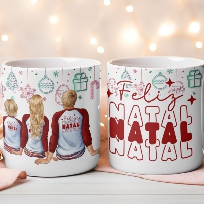 Caneca Natal Família