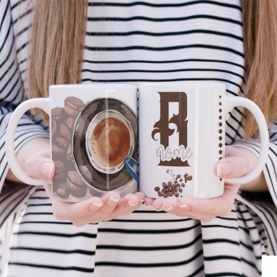 Caneca Alfabeto Café